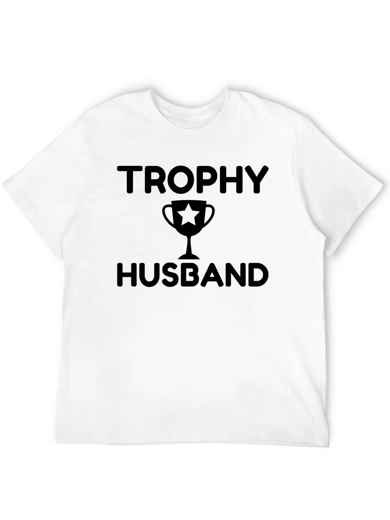 Trophy Husband Graphic Tee - Black