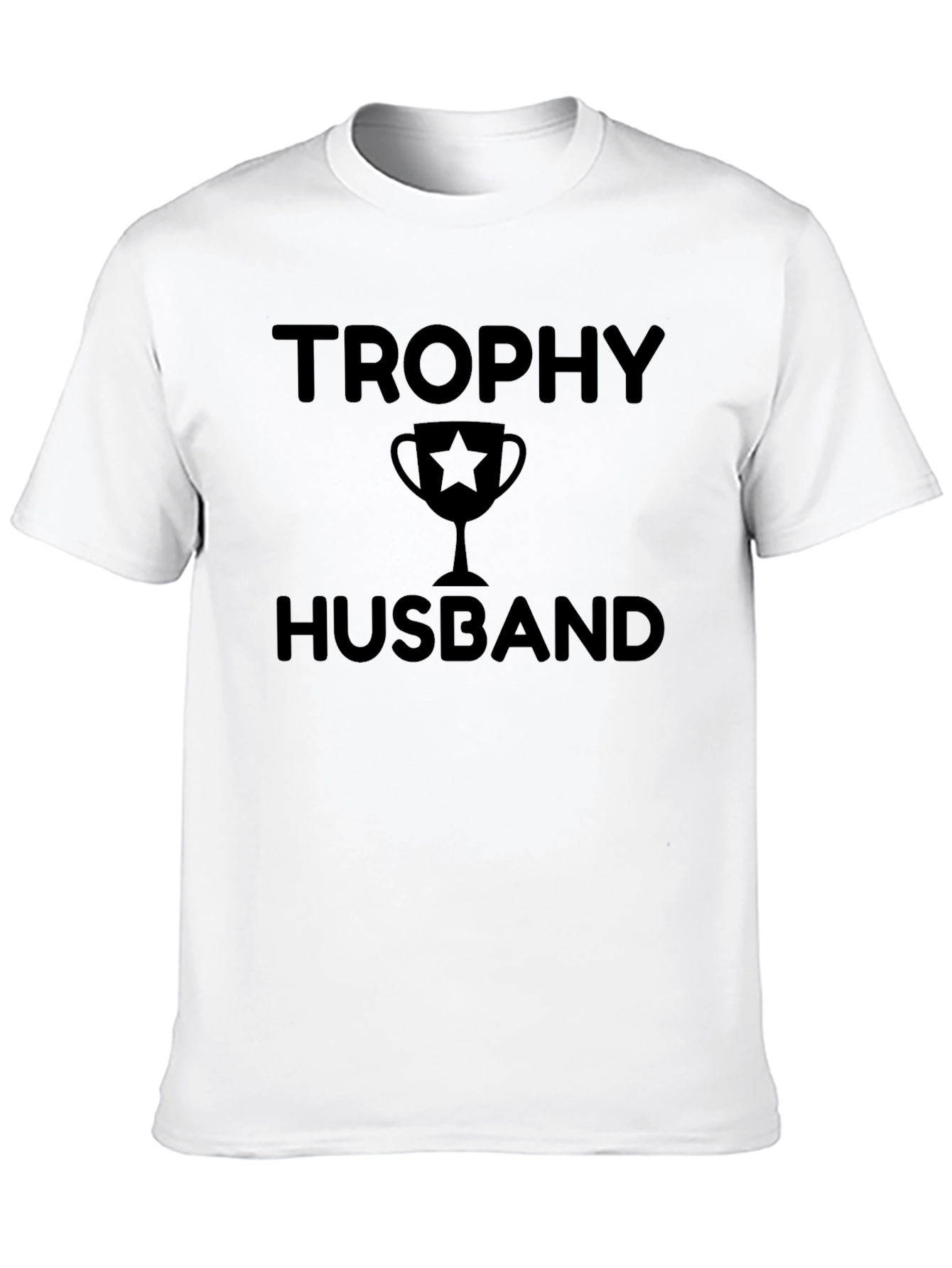 Trophy Husband Graphic Tee - Black