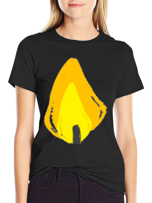 Flame Graphic Black T-Shirt