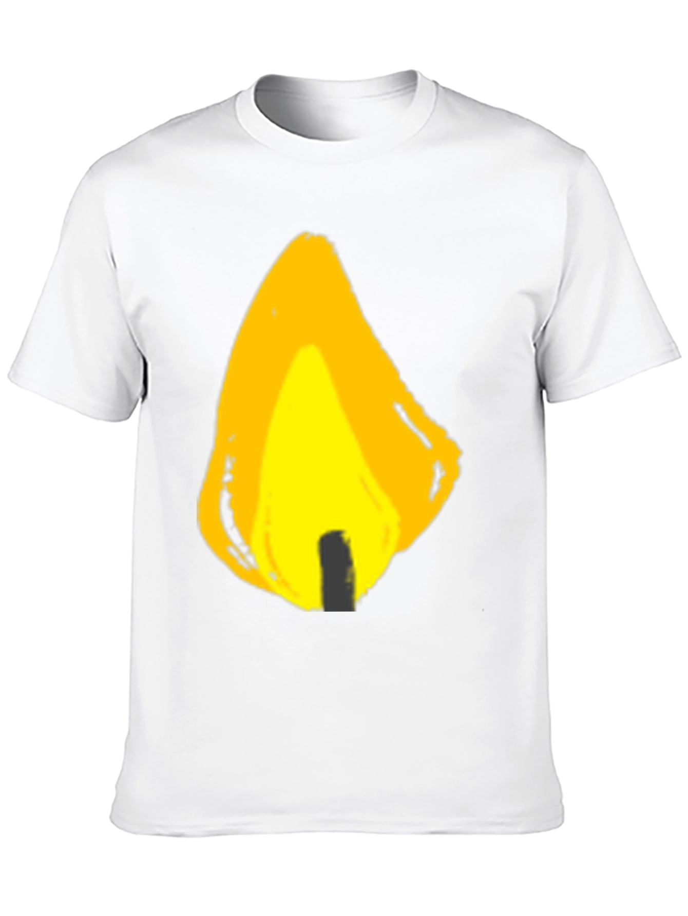 Flame Graphic Black T-Shirt