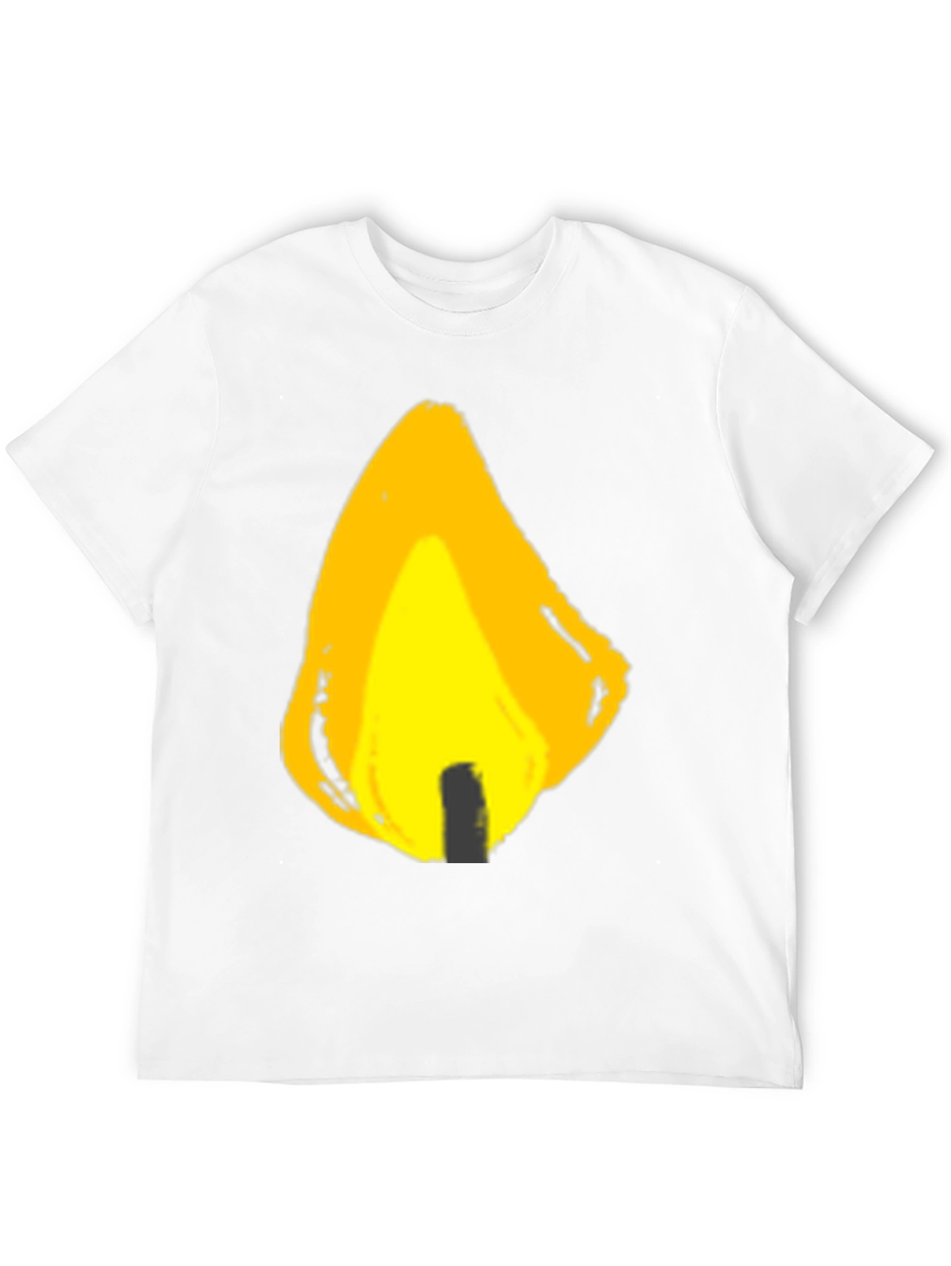 Flame Graphic Black T-Shirt