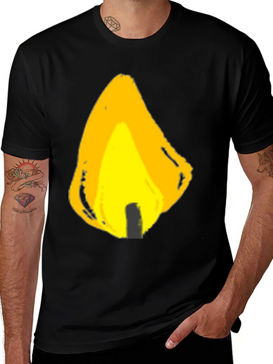 Flame Graphic Black T-Shirt