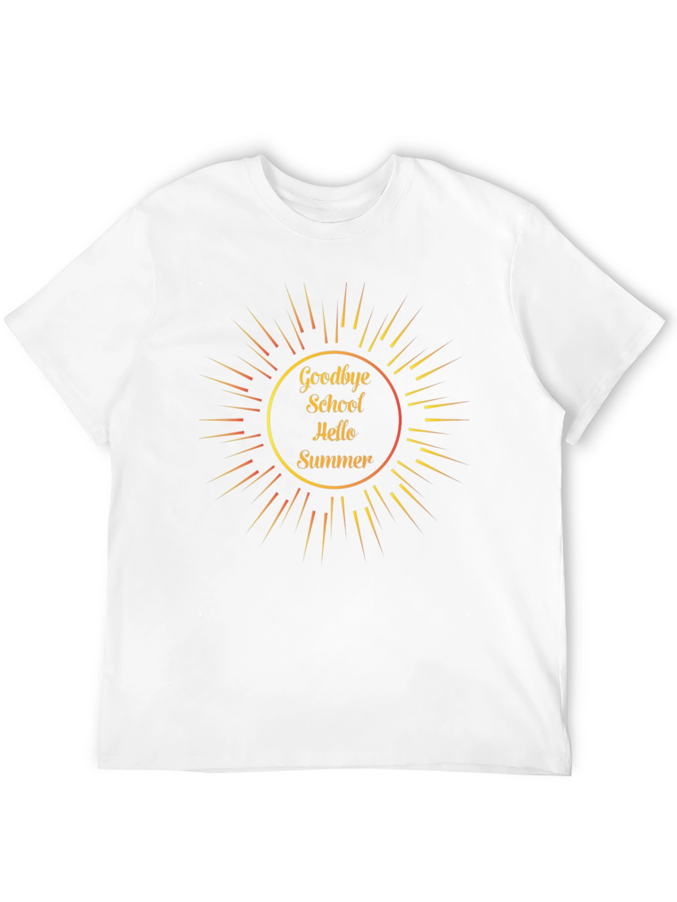 Goodbye School Hello Summer Graphic T-Shirt