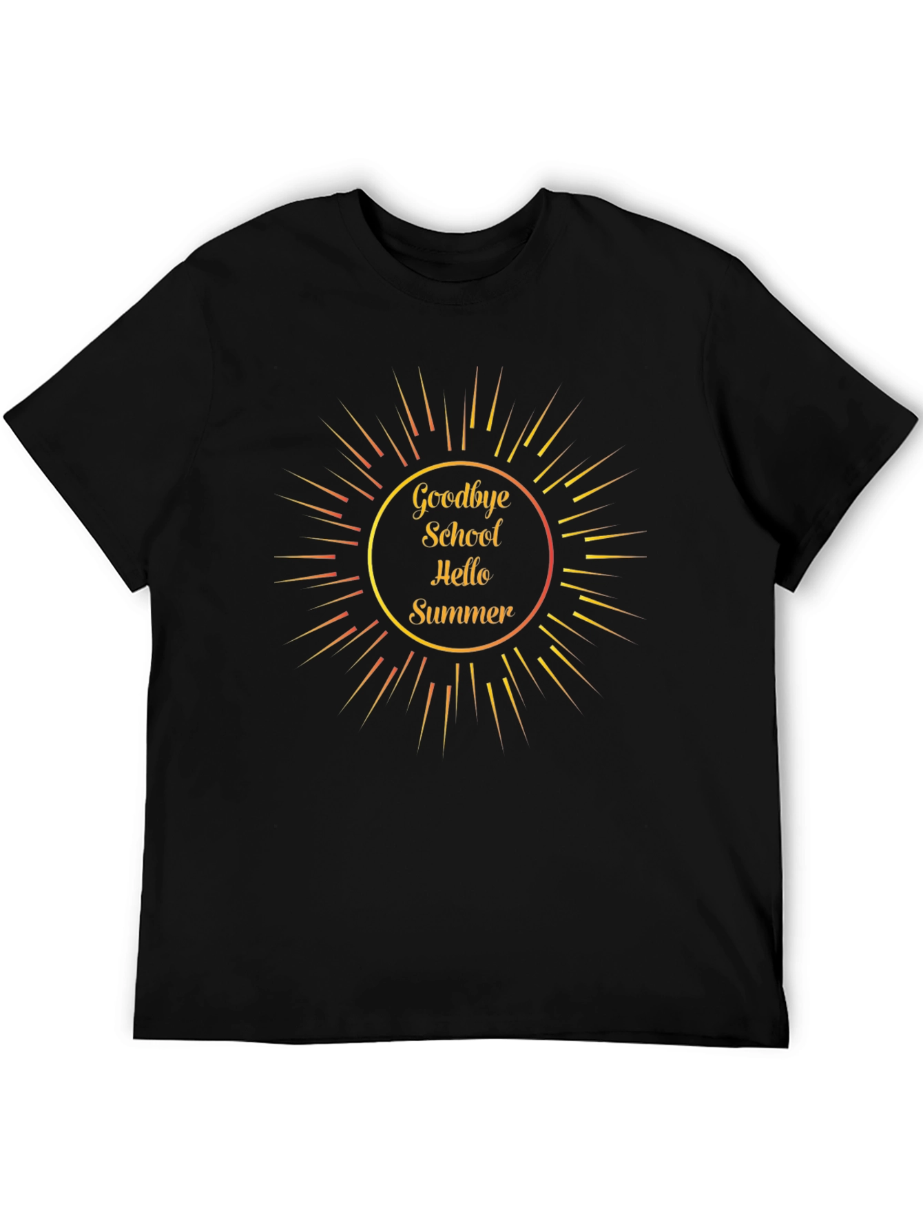 Goodbye School Hello Summer Graphic T-Shirt