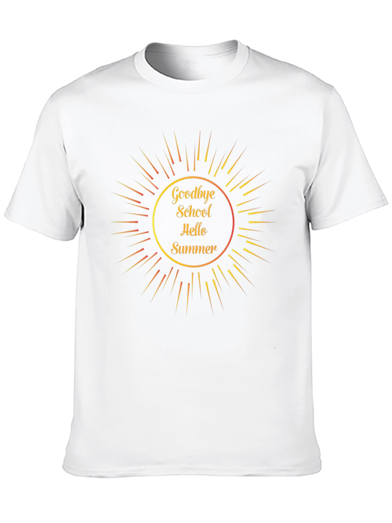 Goodbye School Hello Summer Graphic T-Shirt
