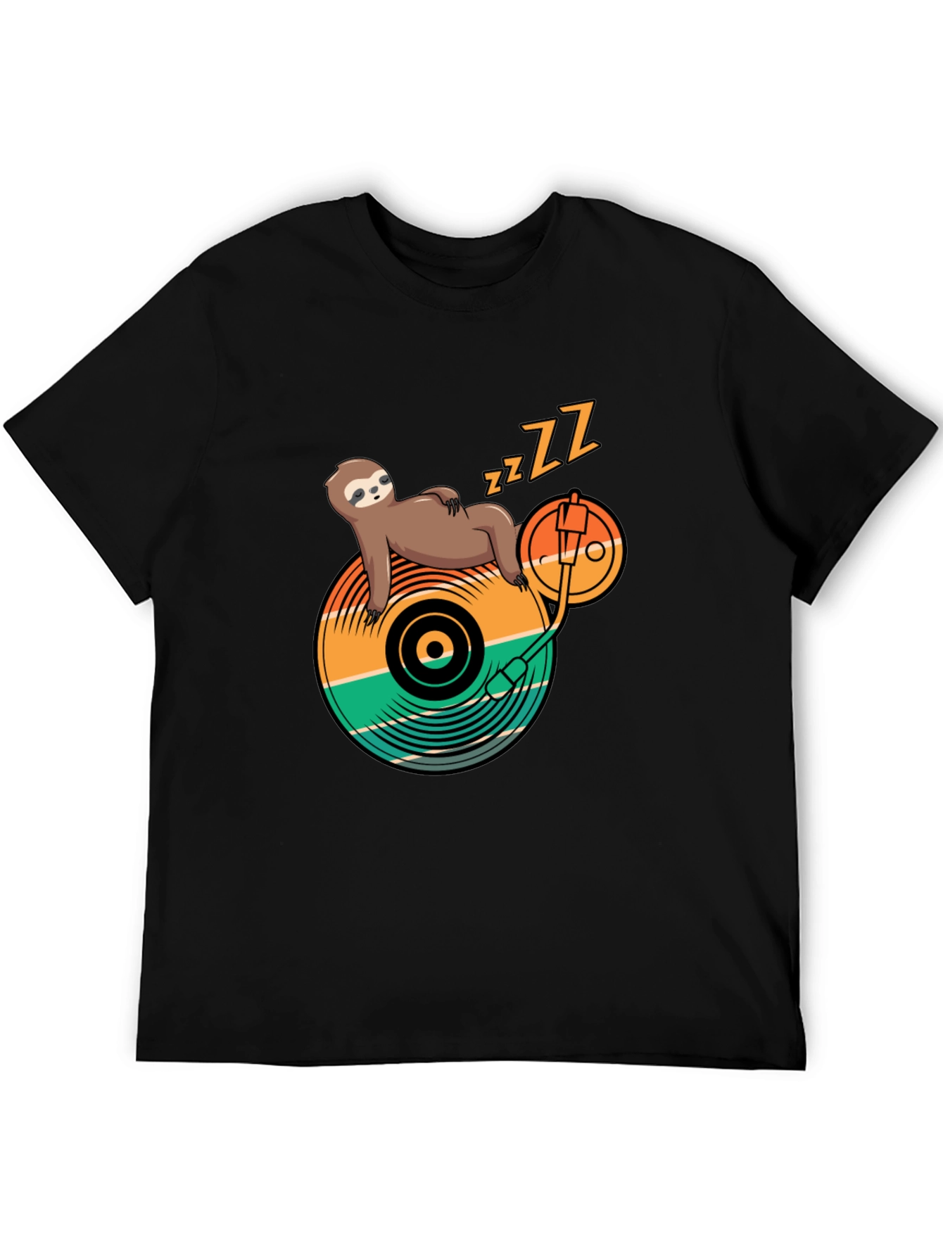 Sloth DJ T-Shirt - Lazy Beats Tee