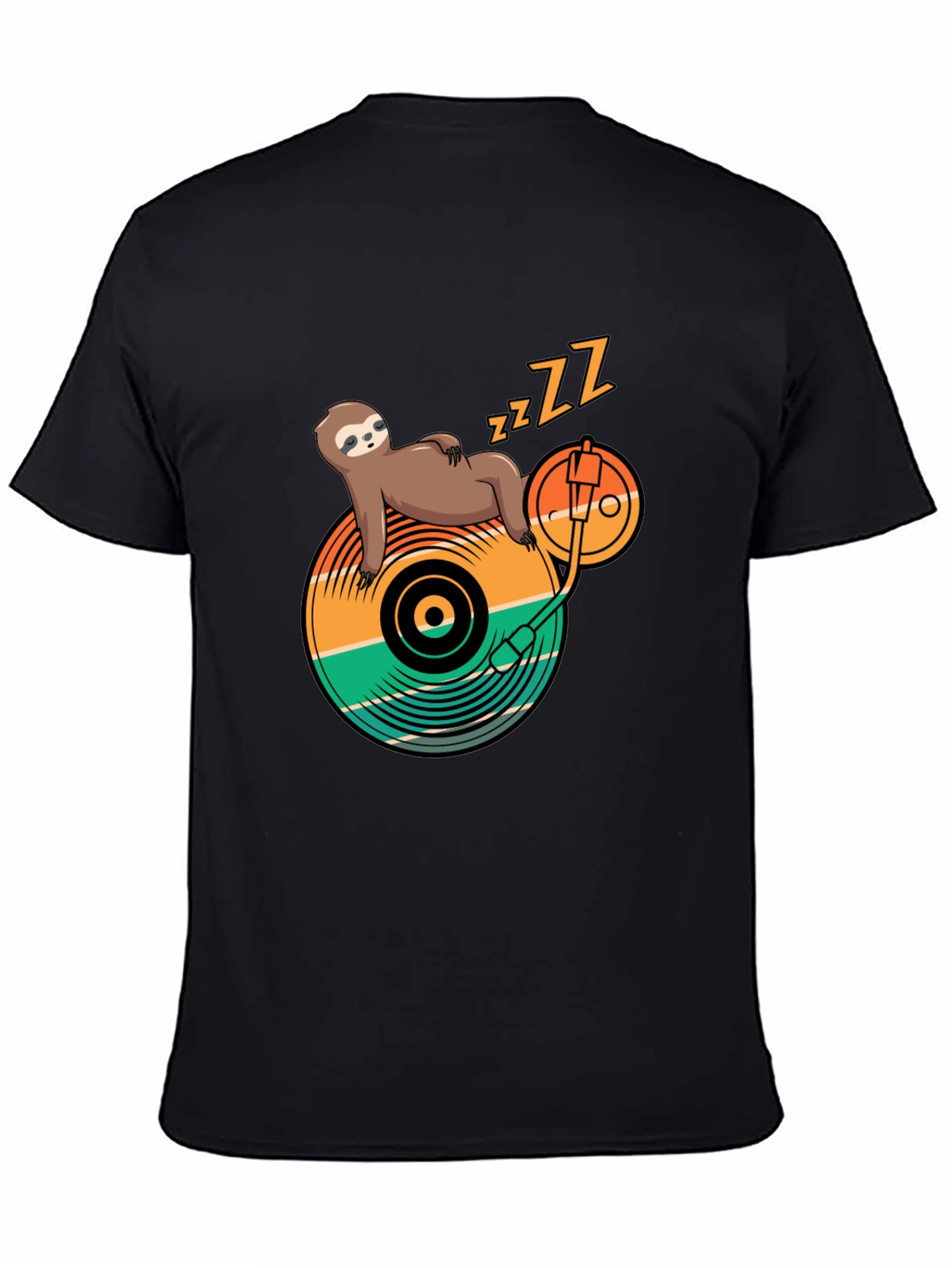 Sloth DJ T-Shirt - Lazy Beats Tee